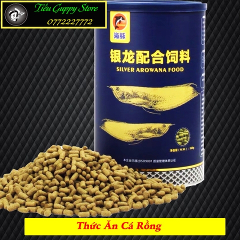 Thức Ăn Cá Rồng PORPOISE - Giúp cá Mau lớn và Phát triển toàn diện