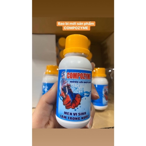 Men Vi Sinh COMPOZYME - Khử Mùi Hôi Tanh - Làm Trong Nước - Bổ Sung Lợi Khuẩn