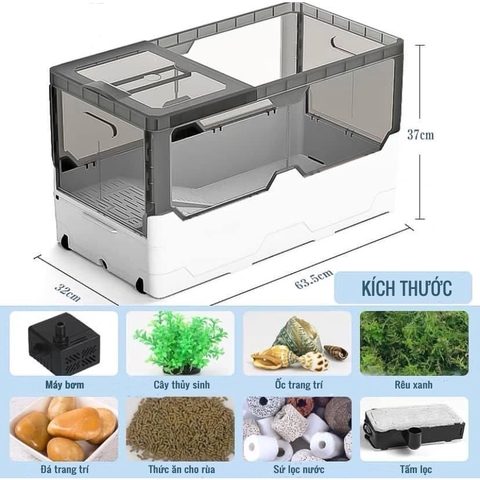 Hồ Nuôi RÙA Thông Minh - Tự Động JENECA GH-07,GH-09, GH-11