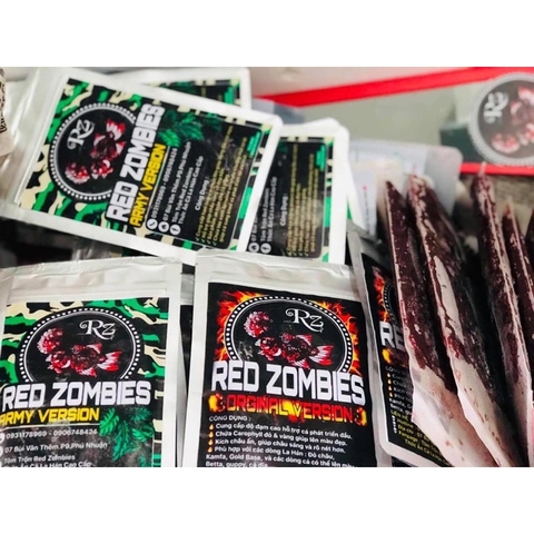 Tôm trộn Red Zombies - Thưc ăn cao cấp dành cho cá La Hán