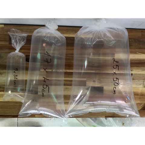 1kg bao ni long đóng cá cảnh chuyên dụng (kích thước 9x31, 17x45, 25x50)
