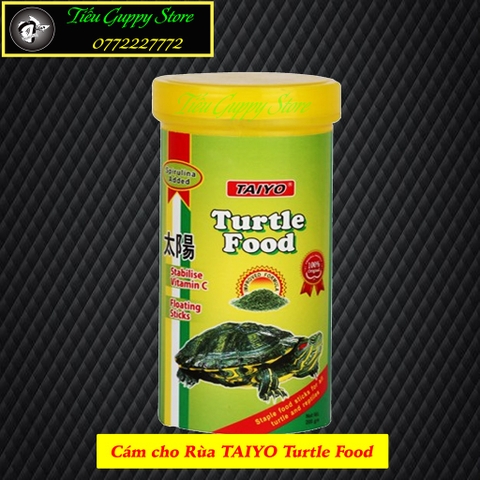Thức Ăn Cho Rùa Cảnh TAIYO Turtle Food - Chuyên Dùng cho Rùa, Baba, Bò Sát (Lọ 40gram)