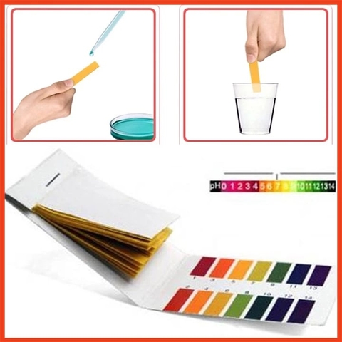 Giấy Quỳ Đo PH 1-14 | Bộ 80 Miếng, Đo pH Đa Năng Cho Nhiều Môi Trường - Kèm Bảng Màu