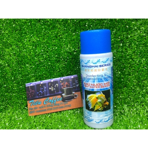 Dung dịch khử nước mới - khử Clo nước máy cho hồ cá