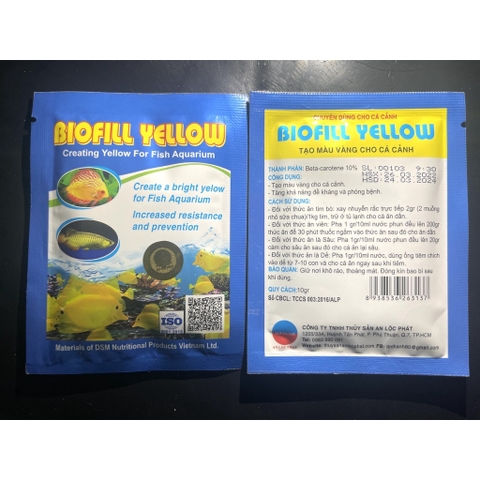 BIOFILL - Tăng Cường Sắc Tố Màu Cho Cá