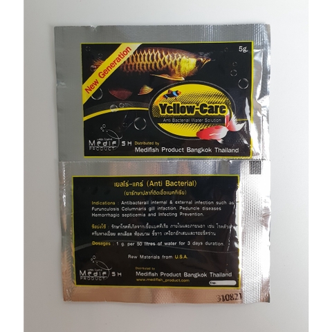 Yellow Care Gói 5Gram - Sản Phẩm Hỗ Trợ Cho Cá Cảnh