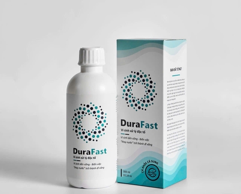 Combo Vi sinh DuraFast & Khoáng chọn lọc cao cấp EcoTrace xử lý độc tố cho hồ cá. Chai 300ml