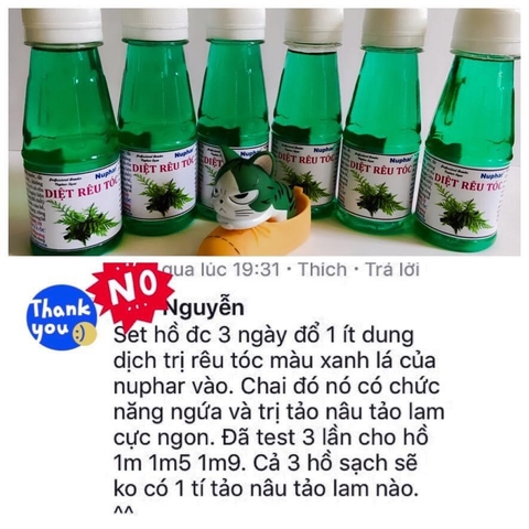 Nuphar Diệt Rêu Tóc - Dung Dịch Chuyên Dụng Cho Hồ Cá Thủy Sinh (Chai 100ml)