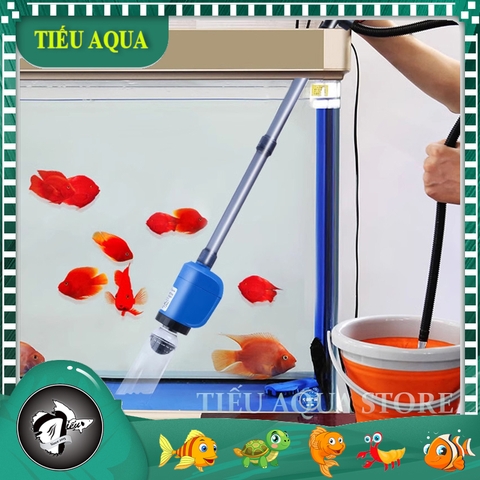 Máy Hút Cặn, Vệ Sinh Hồ Cá Tích Hợp Bơm SOBO BO-028 BO-058