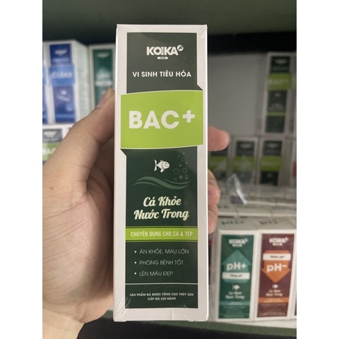 Men Vi Sinh Tiêu Hoá BAC+ : Giúp Tiêu Hoá Tốt, Kích Thích Cá Ăn