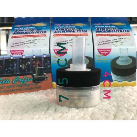 Lọc BIO mini XY-168 có vật liệu lọc - chiều cao 4cm
