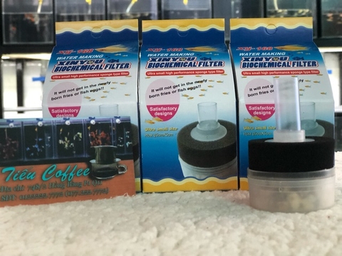 Lọc BIO mini XY-168 có vật liệu lọc - chiều cao 4cm