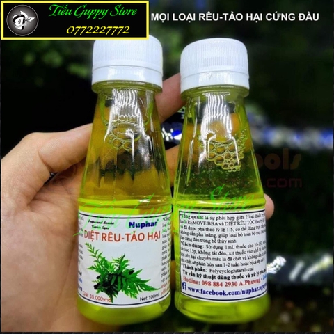 Nuphar Diệt Rêu Tảo Hại - Chuyên Xử Lý Mọi Loại Rêu Tảo Hại Cứng Đầu Cho Hồ Cá