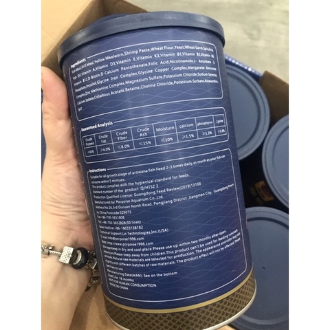 Thức Ăn Cá Rồng PORPOISE - Giúp cá Mau lớn và Phát triển toàn diện