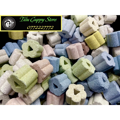 Sứ Lọc Hình Bông Hoa - Kiểu Dáng Đẹp, Trang Trí và làm Vật Liệu Lọc Cho Bể Cá Cảnh, Hồ Thủy Sinh