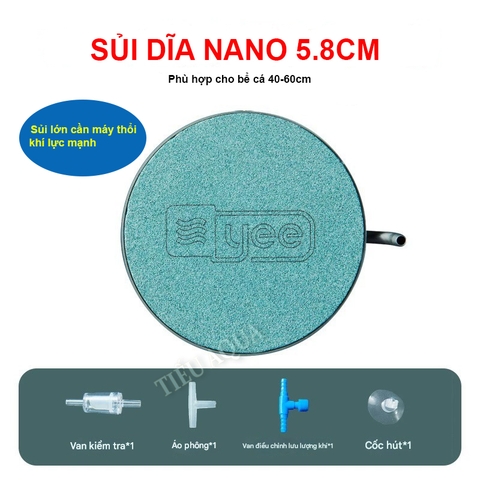 Sủi Dĩa Tròn YEE Cao Cấp, Bọc viền Inox và tặng nhiều phụ kiện theo sủi
