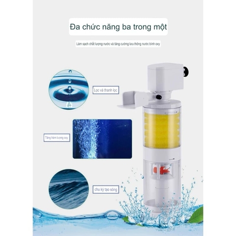 Máy bơm lọc chìm hút cặn HỒ CÁ SOBO AQ-101F / AQ-102F / AQ-103F / AQ-104F