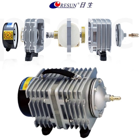 Máy Thổi Oxy Hồ Cá RESUN ACO-001(18w) 002(25w) 003(35w) 004(58w) 005(75w) 006(80w) 008(120w) 008A(160w) 0010(200w)