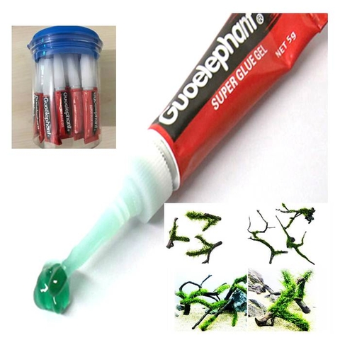 Keo Dán Rêu, Lũa, Ráy, Cây Thuỷ Sinh - Chuyên Dùng Dán Dưới Nước (tube 5g)