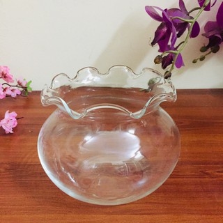 Hồ Cá Thủy Tinh, Bể Cá Thủy Tinh Miệng Bèo - Trang Nhã, Tinh Tế, Thích Hợp Trang Trí Ko Gian Nhỏ