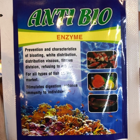 Anti bio - Men Tiêu Hóa Kích, Tăng Cường Hệ Miễn Dịch Cho Cá