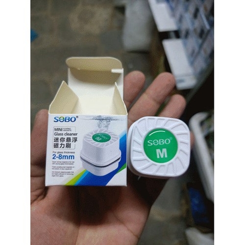 Nam Châm Chùi Hồ SOBO Mini - Dễ Dàng Cọ Rửa Từng Góc Nhỏ tròng Hồ Cá Cảnh