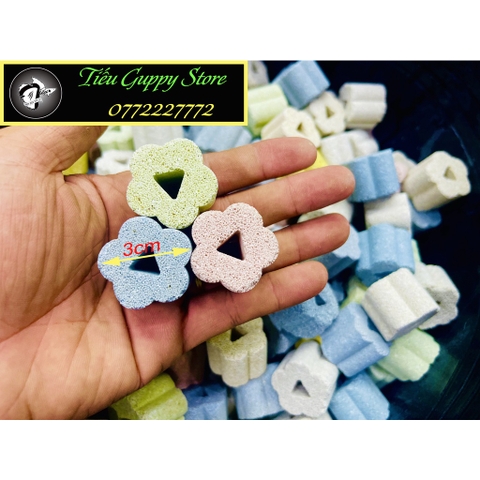 Sứ Lọc Hình Bông Hoa - Kiểu Dáng Đẹp, Trang Trí và làm Vật Liệu Lọc Cho Bể Cá Cảnh, Hồ Thủy Sinh