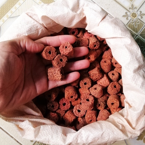 Sứ Nhẫn Đỏ -  Lọc Nước - Vật Liệu Lọc, Chứa Vi Sinh Tốt Cho Hồ Cá