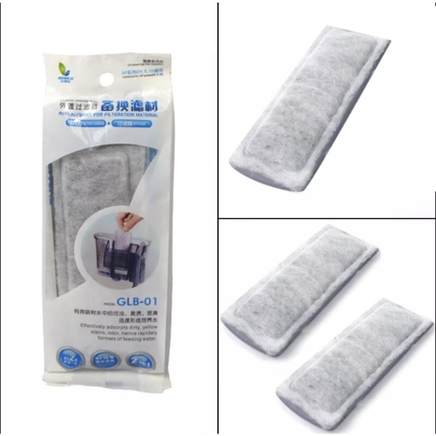 2 Miếng Lọc Thay Thế Cho Máy Lọc Thác Hồ Cá Hãng JENECA GLB-01, GLB-02, GLB-03, GLB-04
