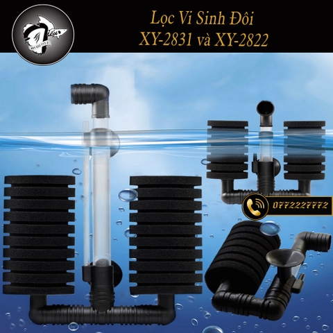 Lọc vi sinh đôi Xy-2831 và Xy-2822 | lọc tốt, kiểu dáng đẹp