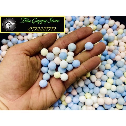 Sứ Viên Bi Substrate Hạt Nhỏ Nhiều Màu - Vật Liệu Lọc Cần Thiết Cho Hồ Cá Cảnh