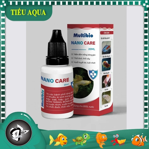 Nano Care Multibio - Chế Phẩm Sinh Học Phòng và Xử Lý Hiệu Quả Thối Đuôi Tuột Nhớt Ở Cá Cảnh Thuỷ Sinh
