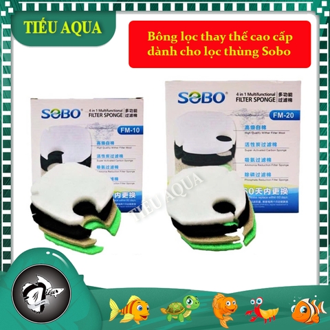 Bộ Bông Lọc Đa Năng dành cho Lọc Thùng SOBO - Linh Kiện Thay Thế Cần Thiết