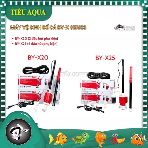 Máy Vệ Sinh, Thay Nước Bể Cá Đa Năng Baoyu BY-X20, By-X25