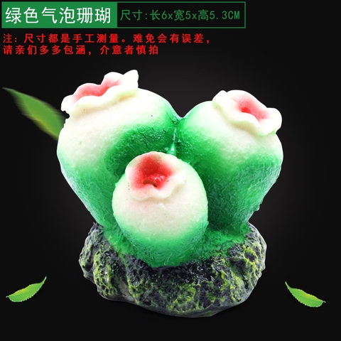 Mô Hình Núi Lửa, Bông Hoa, Ngọc Trai, San hô - Sủi Oxy - Mô Hình Trang Trí Hồ Cá