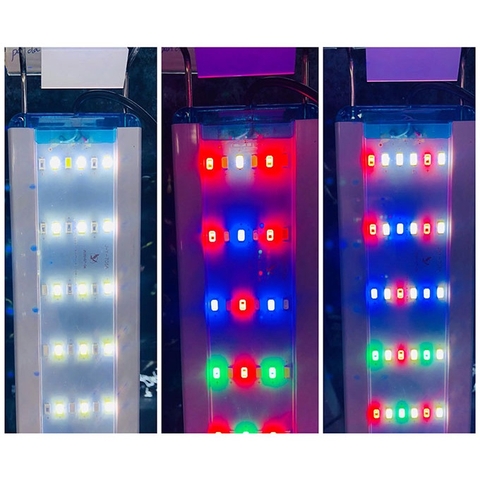 Đèn Led Máng KAOKUI 6 Hàng Bóng Ánh Sáng 10000K  - Thích Hợp cho Hồ Thủy Sinh từ 30cm tới 60cm
