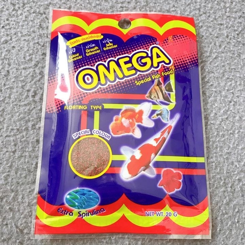 Cám OMEGA - Thức Ăn Cá Cảnh Đến Từ Thái Lan - Giúp Cá Tăng Màu và Mau Lớn - Chuyên Dụng Dành Cho Cá Cảnh Nhỏ