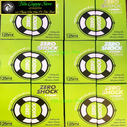 ZERO SHOCK - CHỐNG SỐC | GIẢM STRESS | HỒI PHỤC NHANH CHO CÁ CẢNH - sản phẩm từ ExtraBio