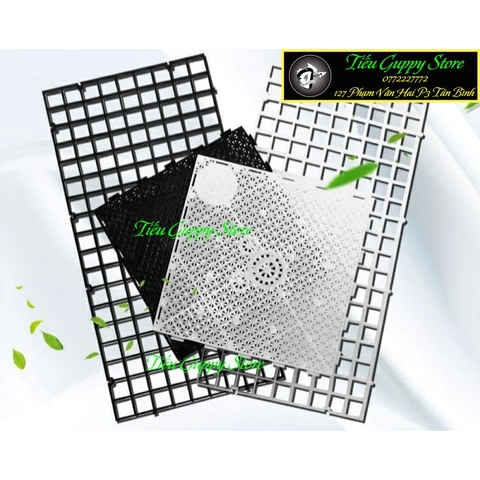 Vĩ Lọc Đáy Taiwan có 2 Màu Đen và Trắng - Kích Thước 15x15cm