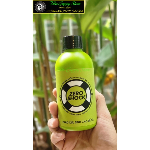 ZERO SHOCK - CHỐNG SỐC | GIẢM STRESS | HỒI PHỤC NHANH CHO CÁ CẢNH - sản phẩm từ ExtraBio