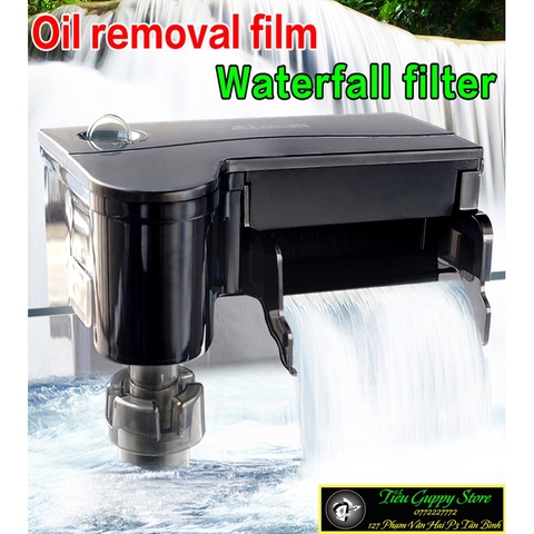 Lọc Thác ATMAN HK0100 HK0300 HK0400 HK0600 - Lọc Treo Hồ Cá Đa Năng, Kiểu Dáng Đẹp, Có Hút Mặt