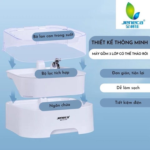 Hồ Nuôi RÙA Thông Minh - Tự Động JENECA GH-07,GH-09, GH-11