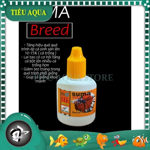 Suma Breed - Dung dịch kích thích sinh sản cá Betta (chai 12ml)