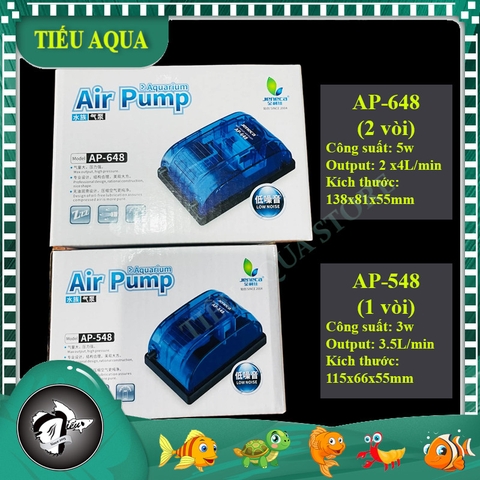 Máy Oxy Hồ Cá Jeneca AP568, AP648 - Máy Oxy thế hệ mới