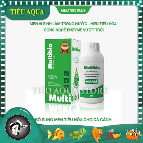 Vi Sinh Multibio Plus - Bản Nâng Cấp Đặc Biệt - Bổ Sung Thêm Men Tiêu Hóa Cho Cá Cảnh
