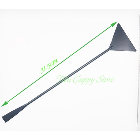 Bộ Dụng Cụ Nhíp Kéo Thủy Sinh Hợp Kim Màu Đen - Nhíp Cong - Kéo Cong - Cây San Nền