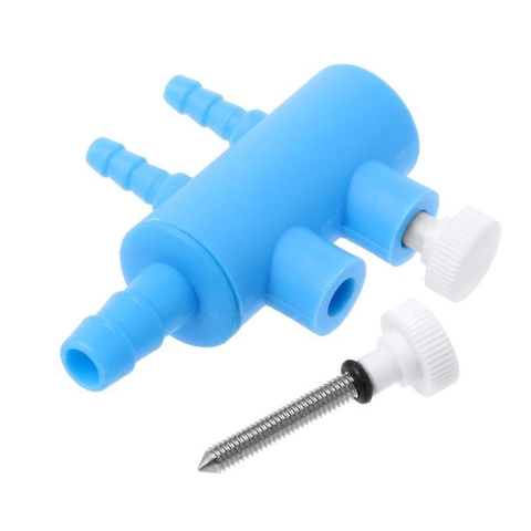 Đầu Chia Oxy Có Van Khóa - Van Oxi Loại Tốt, Sử Dụng Được Dây 4-8mm