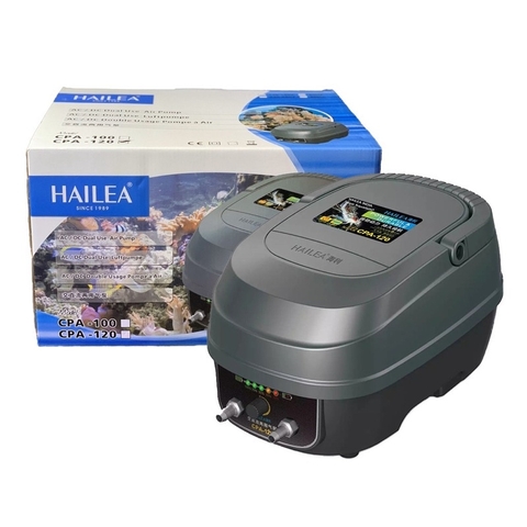 Máy Bơm Sục Khí Tích Điện HAILEA CP60 - CP120 tặng kèm đâu chia oxy