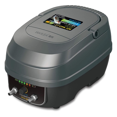 Máy Bơm Sục Khí Tích Điện HAILEA CP60 - CP120 tặng kèm đâu chia oxy