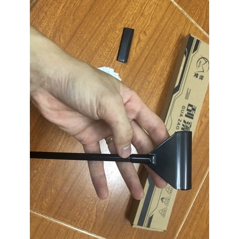 Dao Cạo Rêu Inox Màu Đen Chuyên Dùng Cho Hồ Thủy Sinh (Tặng kèm 5-10 lưỡi dao)